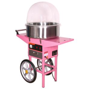 PROFESSIONAL COTTON CANDY MACHINE WITH TROLLEY