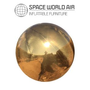INFLATABLE SPHERE IN PVC METALLIC GOLD from 80 CM to 500 M
