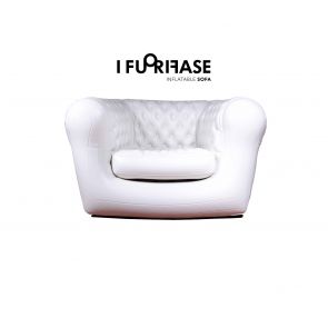IFUORIFASE WHITE ARMCHAIR AIR-BUMP ONE