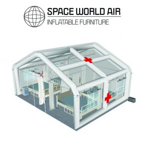 MEDICAL TENT 5X4X2,8 M