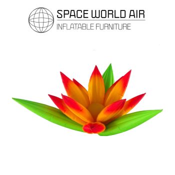 RENTAL-ORANGE FLOWER 2M